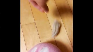 Hamster chasing treats