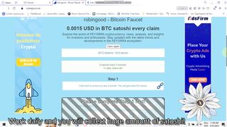 Shotlinks faucet BTC - 6 satoshi BTC per claim, instant payment to faucetpay wallet