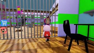 peppa pig escapes baby masha barrys prison run - roblox obby gameplay speed run