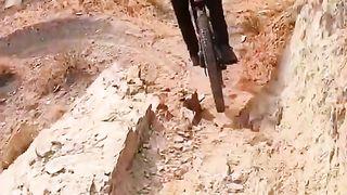Golden hour ride down some gnarly tracks