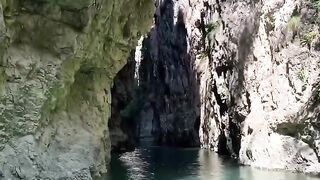 Relaxing Water Art Therapy Water: Down the Canyon