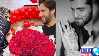 shahid afridi daughter wedding pics