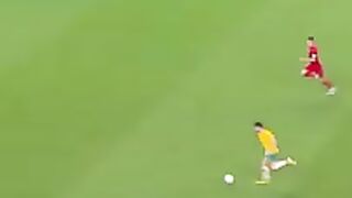 Leckie wins it for Australia! Solo goal books Socceroos place in the
