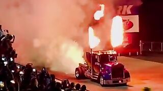 Trucks Using Aircraft Engines