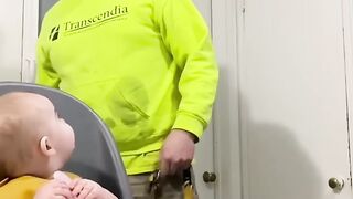Daddy couldn't stop laughing!!!!!!