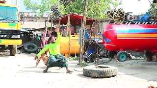 Update Tyre Blast PRANK with Popping balloons | Crazy REACTION with Popping Balloon Prank - So Funny