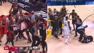 ???? A collection of scenes where players' anger collides [NBA/Basketball]