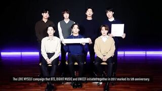 BTS (방탄소년단) LOVE MYSELF Campaign 5th Anniversary Message