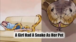 A Girl Had A Snake As A Pet /Serpentine Bond