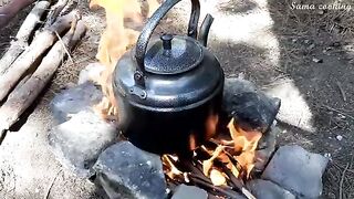 How to make decisions food with pot in nature