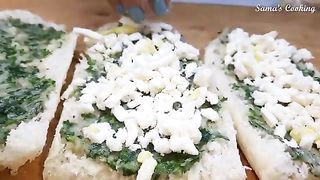 The Delicious and best Home made Garlic bread recipe