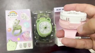 rechargeable cartoon watch fan