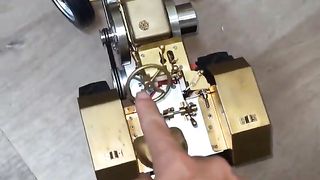 Mini Tractor with Gasoline Engine That Works - EngineDIY #enginediy #tractor #tractor #icengine