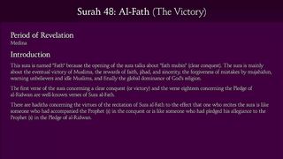 Al-Fath (The Victory)_ Arabic and English translation.
