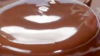 Quick and easy Chocolate Cake Dessert Decoration
