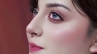 She is simply cute. معصومیت ختم ہو گئی ہے  اس پر