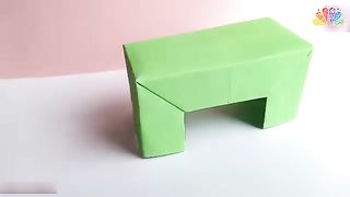 How To Make An Origami Table - Paper Furniture - Paper Table- paper Craft
