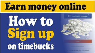 how to sign up on timebucks to earn money online