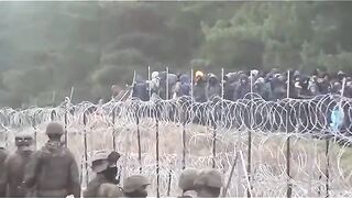 НАПРЕЖЕНИЕ   НА  ГРАНИЦАТА    МЕЖДУ ПОЛША  И  БЕЛОРУСИЯ