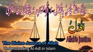 The Divine Justice of Allah:Understanding الْعَدْلُ Al-Adl in "