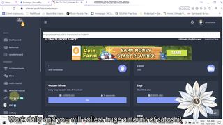 Earning crypto coins by viewing  a d s on earning websites