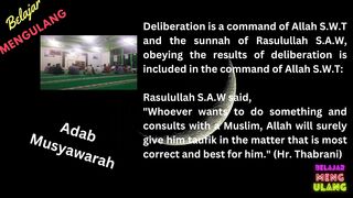 Adab Musyawarah