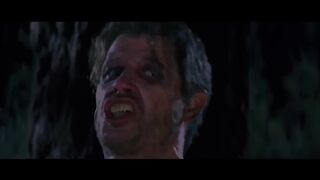 BAD MOON Movie (1996). Dog fight scene
