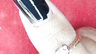 Butterfly wing nail design