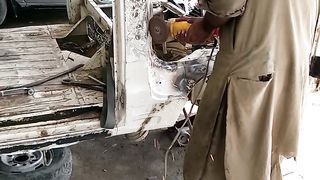 Car restoration workshop