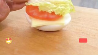 Breakfast Idea Boild Eggs Sandwich