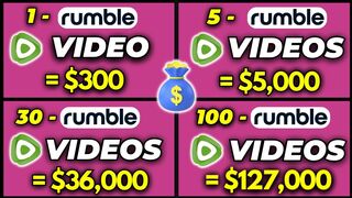 Earn BIG_ $283 Per Video With Rumble Affiliate Marketing USING Other Peoples Videos!.