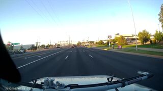 Nissan runs into jeep wrangler running a red light