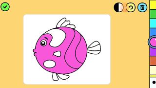 Mewarnai Seekor Ikan Yang Unik