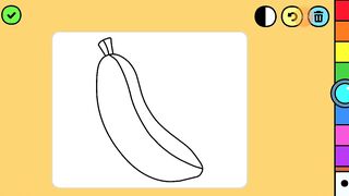 Mewarnai Buah Pisang