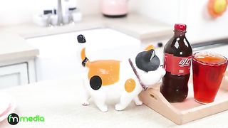 Wonderful miniature McDonald's jelly decorating