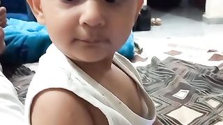 First words by a 9 month old kid