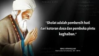 Kata-kata Bijak Ibnu Athaillah yang Menenangkan Hati & Jiwa‼️Nasehat Kehidupan.