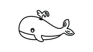 drawing a whale