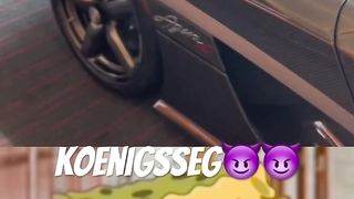 Koenigsegg speeding