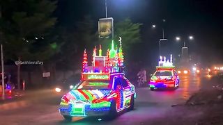 Car decoration on milaad