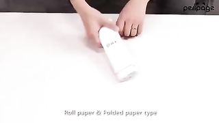 Peripage A40 Portable HD Thermal Printer Inkless Printing Type-C PC_Bluetooth Phone Support Folding&Roll Paper Simple Operation