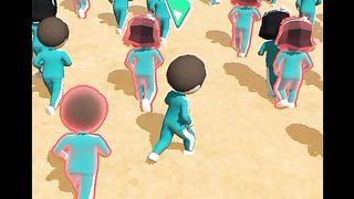Squid game level 1 #squidgame #game #viral Fyp