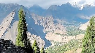 Skardu Valley View from Top of Mountains
