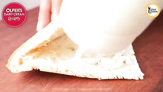 Delicious Doner Shawarma with Cream sause