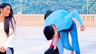 ☺☺cute girl impressing but mistake ????????