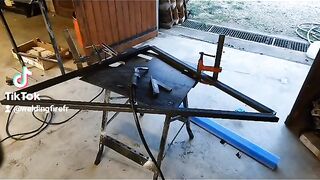 Meuble acier/bois DIY #soudeur #bricolage
