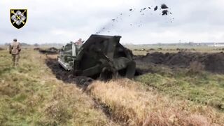 Ukraine Russia War | UAF Uses MDK-3 Engineering Vehicle for Trench Digging and Fortificatio | RCF