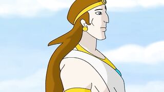 krishna cartoon