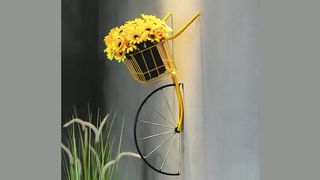 Retro Creative Wrought iron Bicycle Head Wall Hanging Bicycle Front Wall Decoration