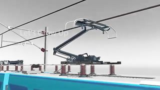 The new Pantograph for WAG12B It's working technology